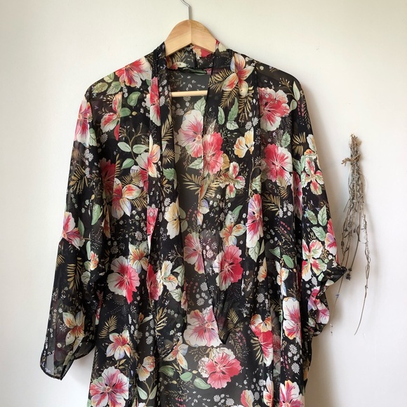 Zara Other - Zara | Floral Print Kimono